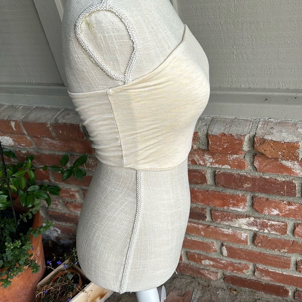 NWT Free People FP Intimately Essential Bandeau Brami in Ivory Cream Size: M - Picture 3 of 7